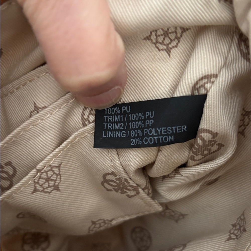 Guess 2 in 1 crossbody w/ removable jute mini bag. NWT - Picture 14 of 14